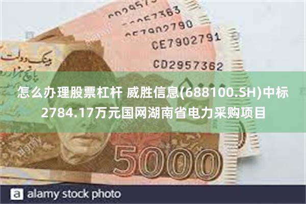 怎么办理股票杠杆 威胜信息(688100.SH)中标2784.17万元国网湖南省电力采购项目