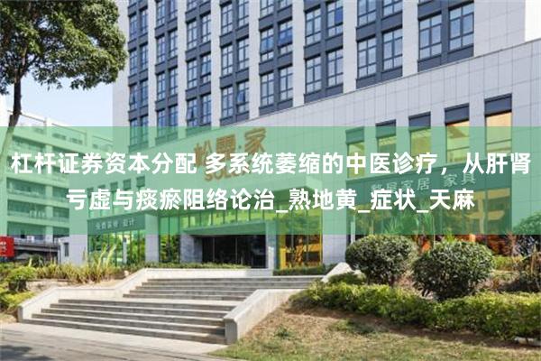 杠杆证券资本分配 多系统萎缩的中医诊疗，从肝肾亏虚与痰瘀阻络论治_熟地黄_症状_天麻